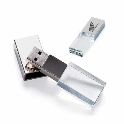 Pen Drive de Vidro Personalizado