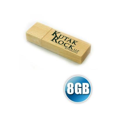 Pen Drive Ecologico em Madeira Com 8gb de Capacidade Com Impressao da Logomarca em Laser ou Tampogr