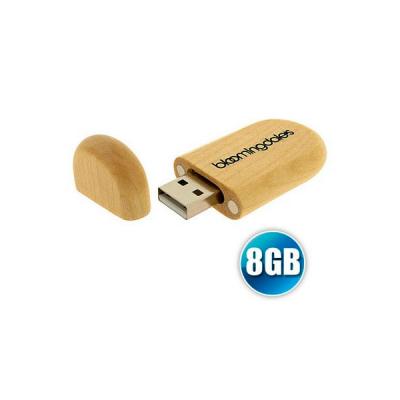 Pen Drive Ecologico Personalizado em Madeira Com 8gb Com Impressao da Logomarca em Laser Produto e