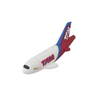 Pen Drive Emborrachado Aviao 3d