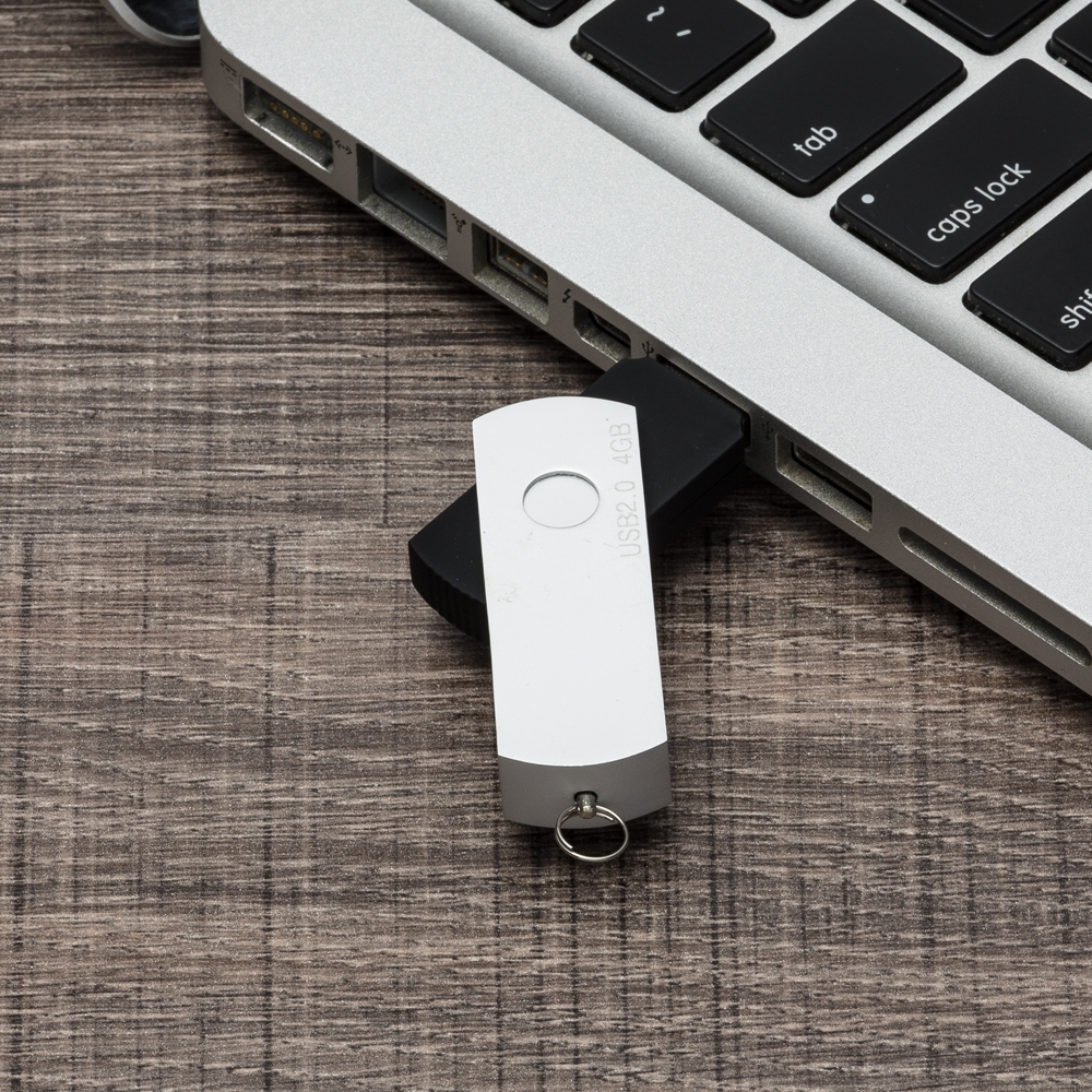 Pen Drive Giratório 4GB Personalizado — foto 2