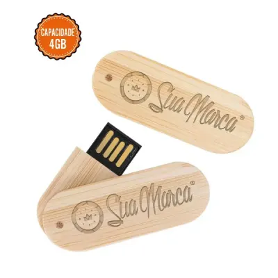 Pen Drive Giratorio Ecologico Personalizado 4gb