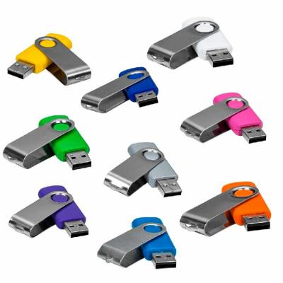 Pen Drive Giratorio Metalico 4gb8gb16gb32gb