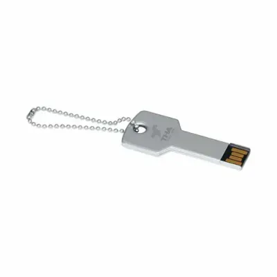 Pen Drive Metalico no Formato de Chave