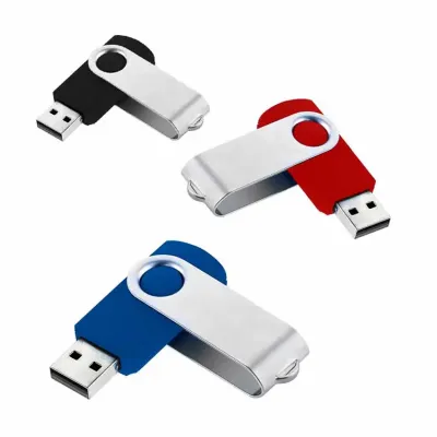 Pen Drive Nas Cores Azul Preto e Vermelho