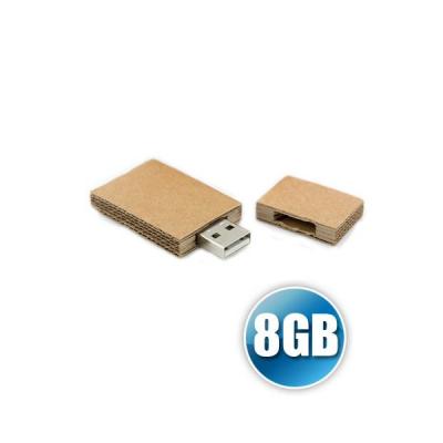 Pen Drive Personalizado no Atacado em Papelao Disponivel na Capacidade de 8gb Impressao da Logoma