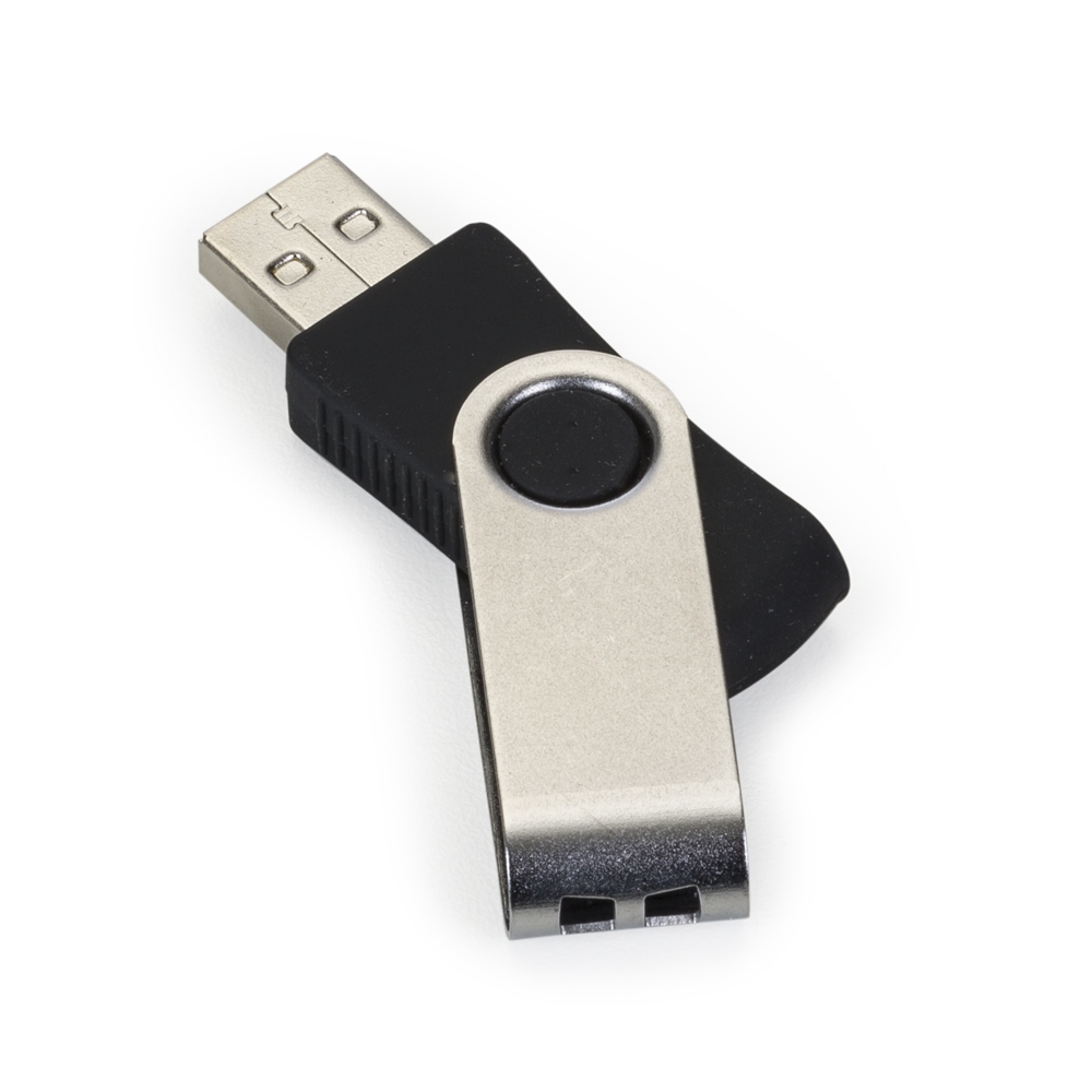 Pen Drive RM Giratório Metal 4GB Personalizado — foto 5