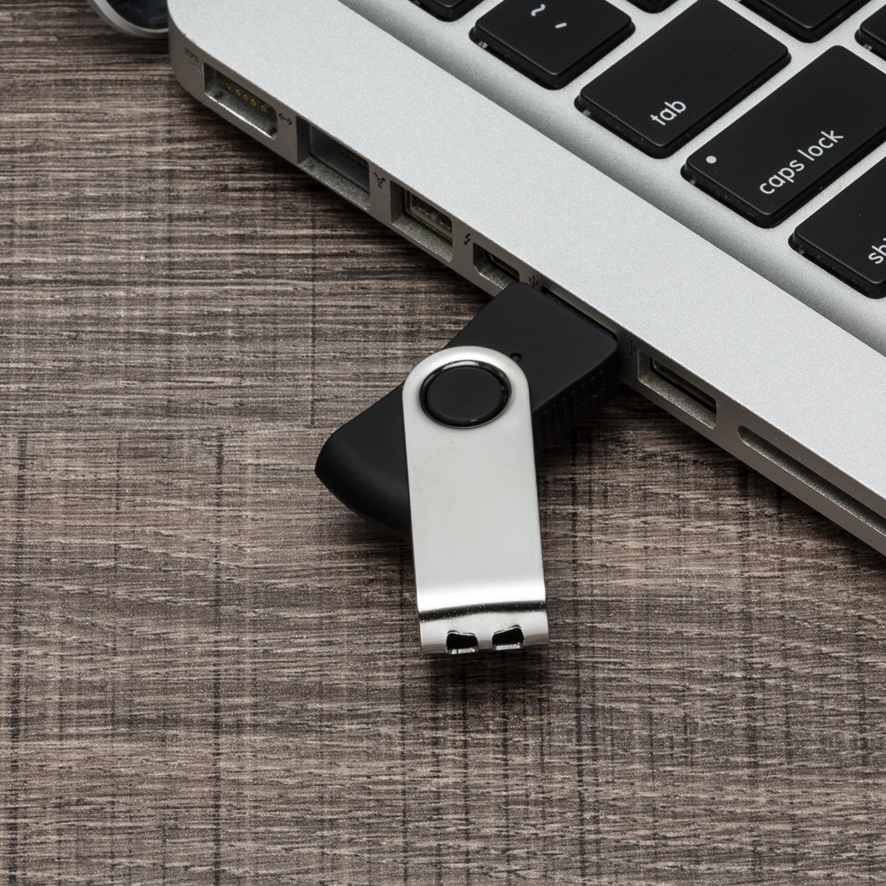 Pen Drive RM Giratório Metal 8GB Personalizado — foto 4