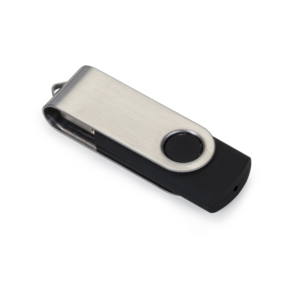 Pen Drive Giratório Metálico 8 GB Personalizado — foto 3