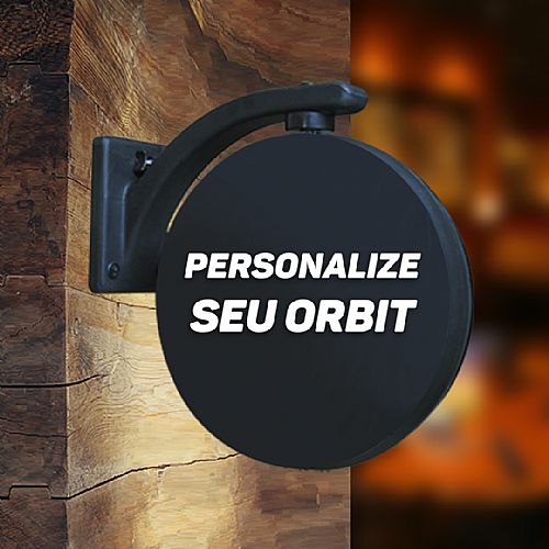 PLACA COM SUPORTE DE PAREDE 02 FACES PERSONALIZADA — foto 2