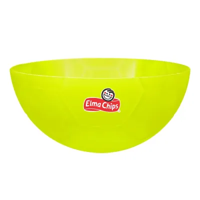 Petisqueira Futebol Amarelo Neon 240ml Plastico
