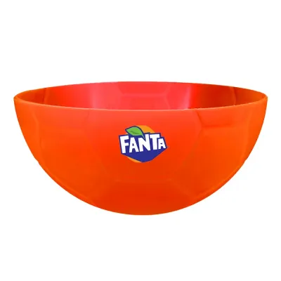 Petisqueira Futebol Laranja Neon 240ml Plastico