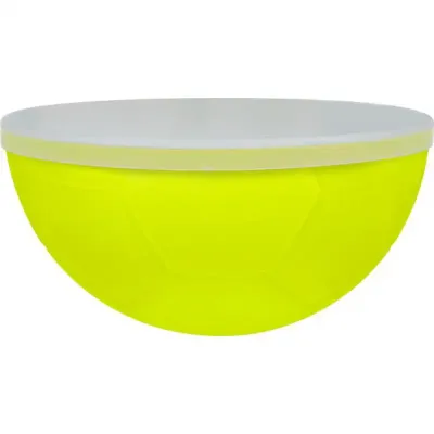Petisqueira Futebol Tampa Amarelo Neon 240ml Plastico