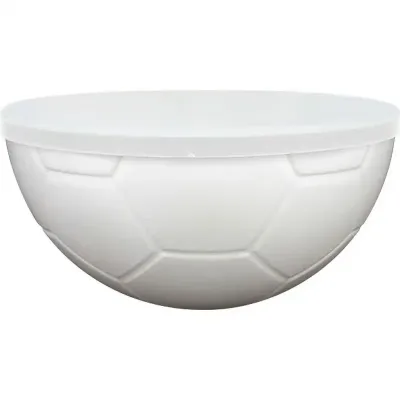 Petisqueira Futebol Tampa Branco 240ml Plastico