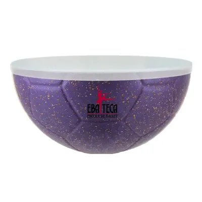 Petisqueira Futebol Tampa Fibra Madeira Lilas 240ml