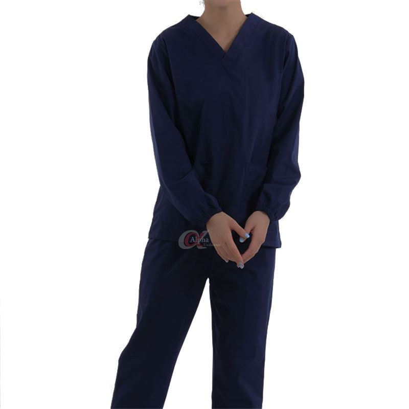 Pijama Privativo Cirúrgico Manga Longa Enfermeira PERSONALIZADO kit 10 pçs