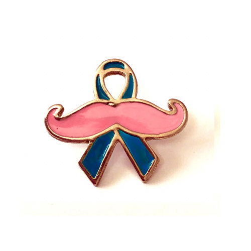 Pin Laço com Bigode 01 | Campanhas de Lacinhos