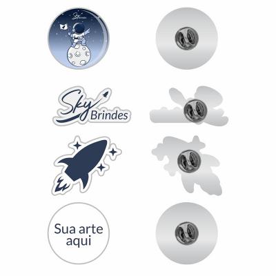 Pin resinado de 25mm, produzido com acabamento de alta qualidade para maior durabilidade e brilho...