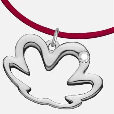 Pingente Personalizado no Formato de Flor