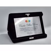 Placa Comemorativa Metalica Personalizada