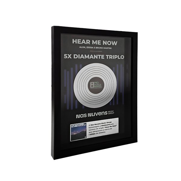 Placa de Disco para Artista