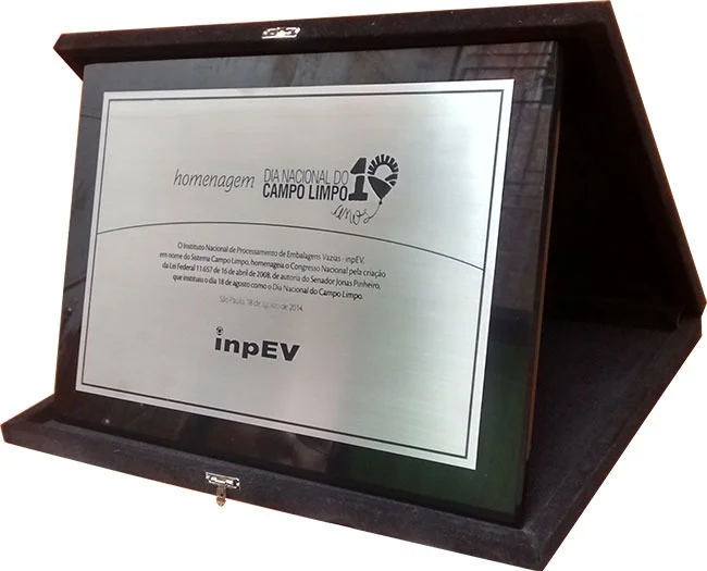 Placa de Homenagem Personalizada