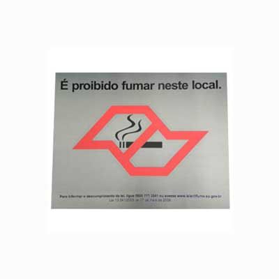 Placa de sinalização