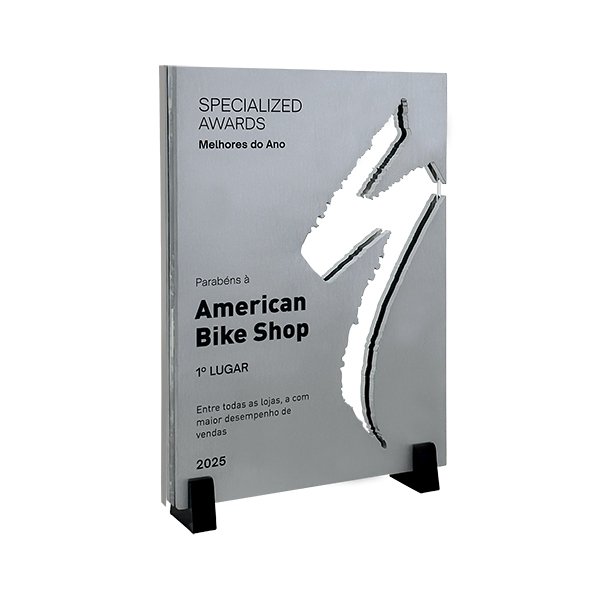 Placa Melhores do Ano - Specialized