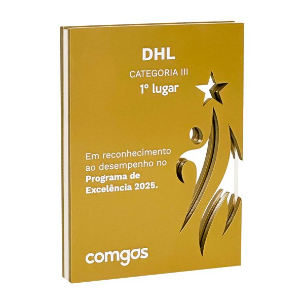 Placa Programa de Excelência