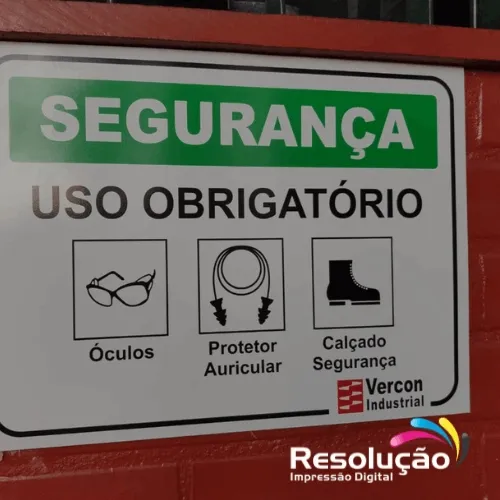 Placas de Sinalização de Empresas e Indústrias