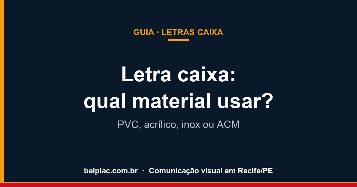Placas e Comunicação Visual em Igarassu