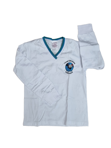 Planeta Água - Camisa manga longa branca