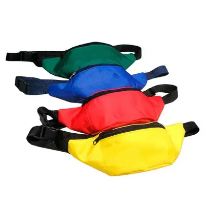 Pochete em Nylon 70 Com Bolso Frontal Com Ziper