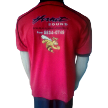 Polo bordada ou estampada personalizada para empresa