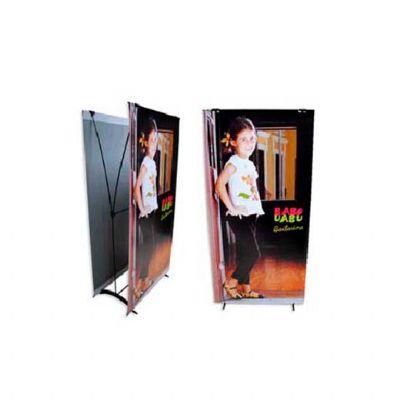 Porta banner com dupla face