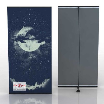 Porta banner Flex reto