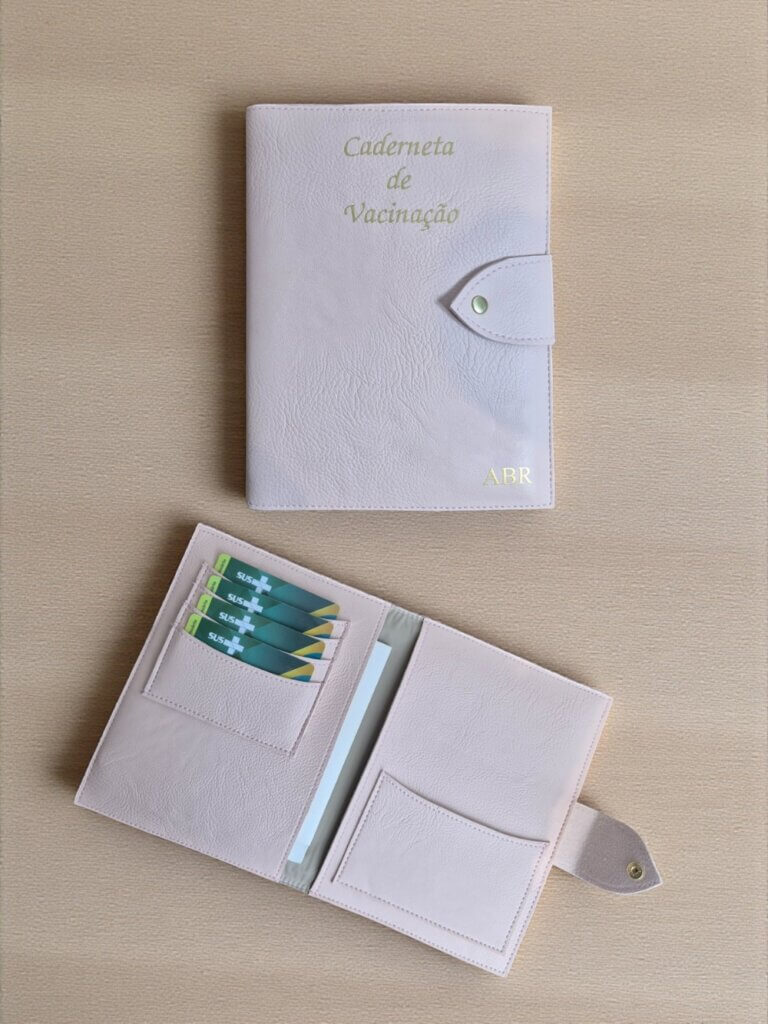Porta Caderneta de Vacinação - Cramby Presentes Personalizados