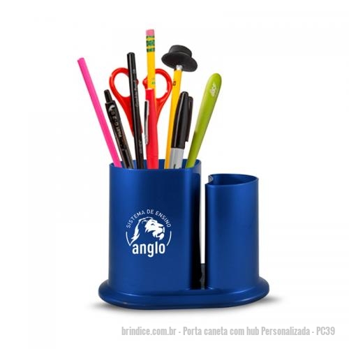 Porta Caneta Com Hub Personalizada