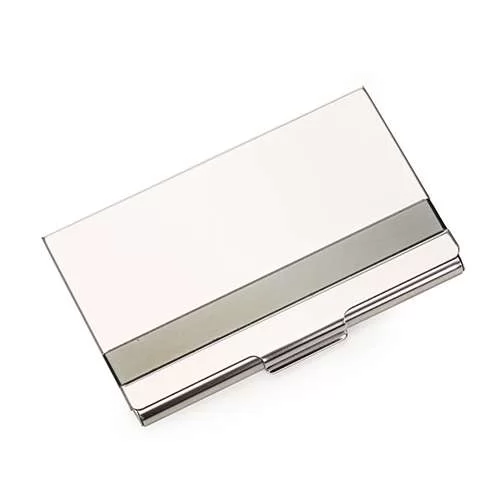 Porta Cartão de Aço Inox