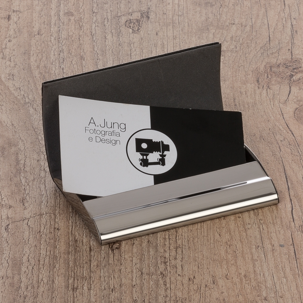 Porta Cartão de Couro Personalizado — foto 3