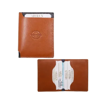 Porta Cartao em Couro Slim Para Cnh