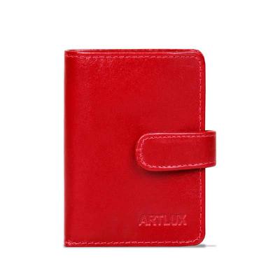 Porta Cartao Notas de Couro Com Ponteira