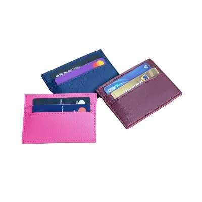 Porta Cartões Slim: opções de cores