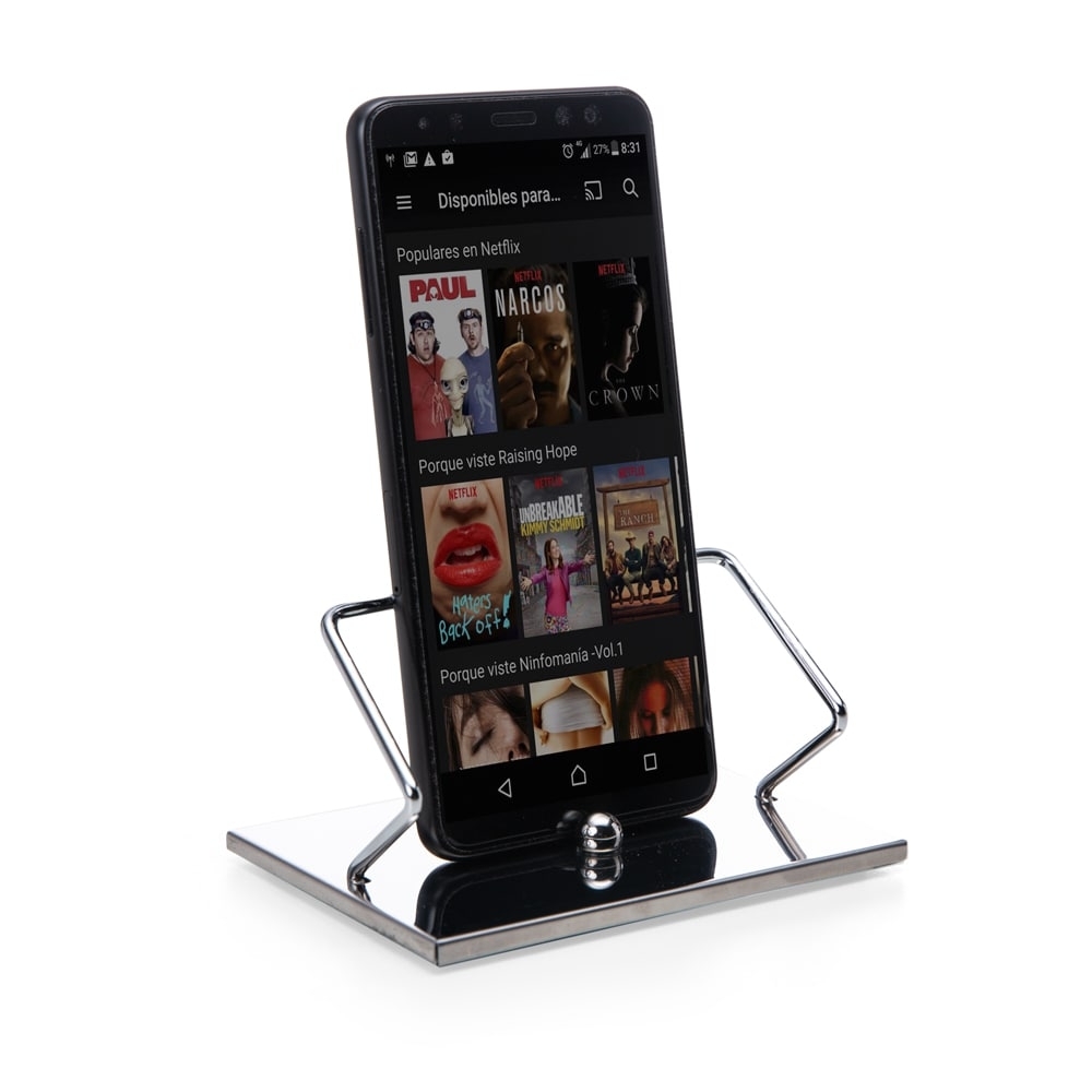 Porta Celular Inox Personalizado — foto 2