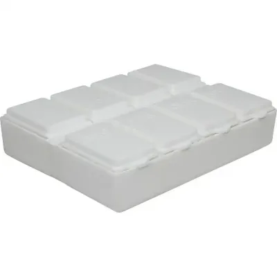 Porta Comprimido Branco Plastico