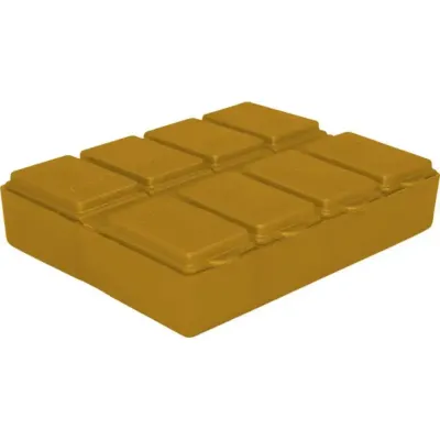 Porta Comprimido Dourado Plastico