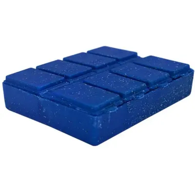 Porta Comprimido Fibra Madeira Azul
