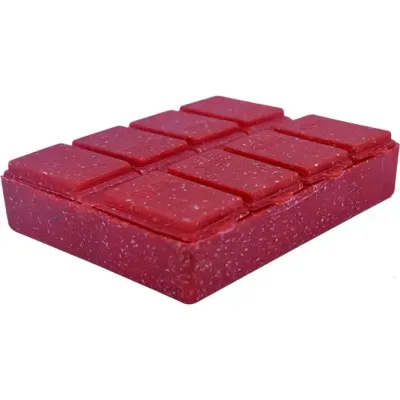Porta Comprimido Fibra Madeira Vermelho