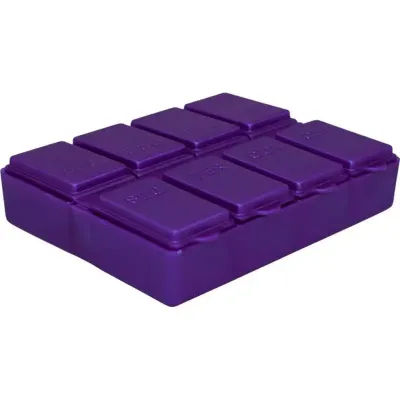 Porta Comprimido Lilas Plastico