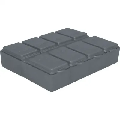 Porta Comprimido Prata Plastico